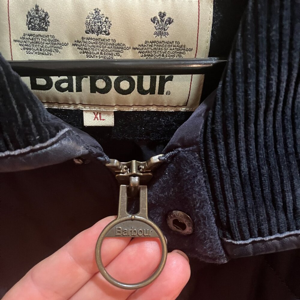 Barbour Devon Quilted Jacket Black XL - Picture 7 of 10